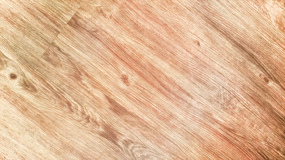 Solid hardwood flooring close-up